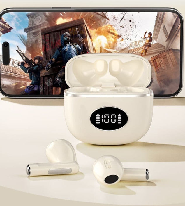 New Original X87 Bluetooth 5.3 TWS Wireless Headphones with LED Display Stereo Headset Touch Control Earbuds Noise Reduction