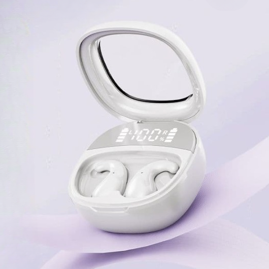 TWS Wireless Earbuds - Super Mini In-Ear Sleeping Headphones Bluetooth for Sports, Noise Cancellation, and Invisible Design